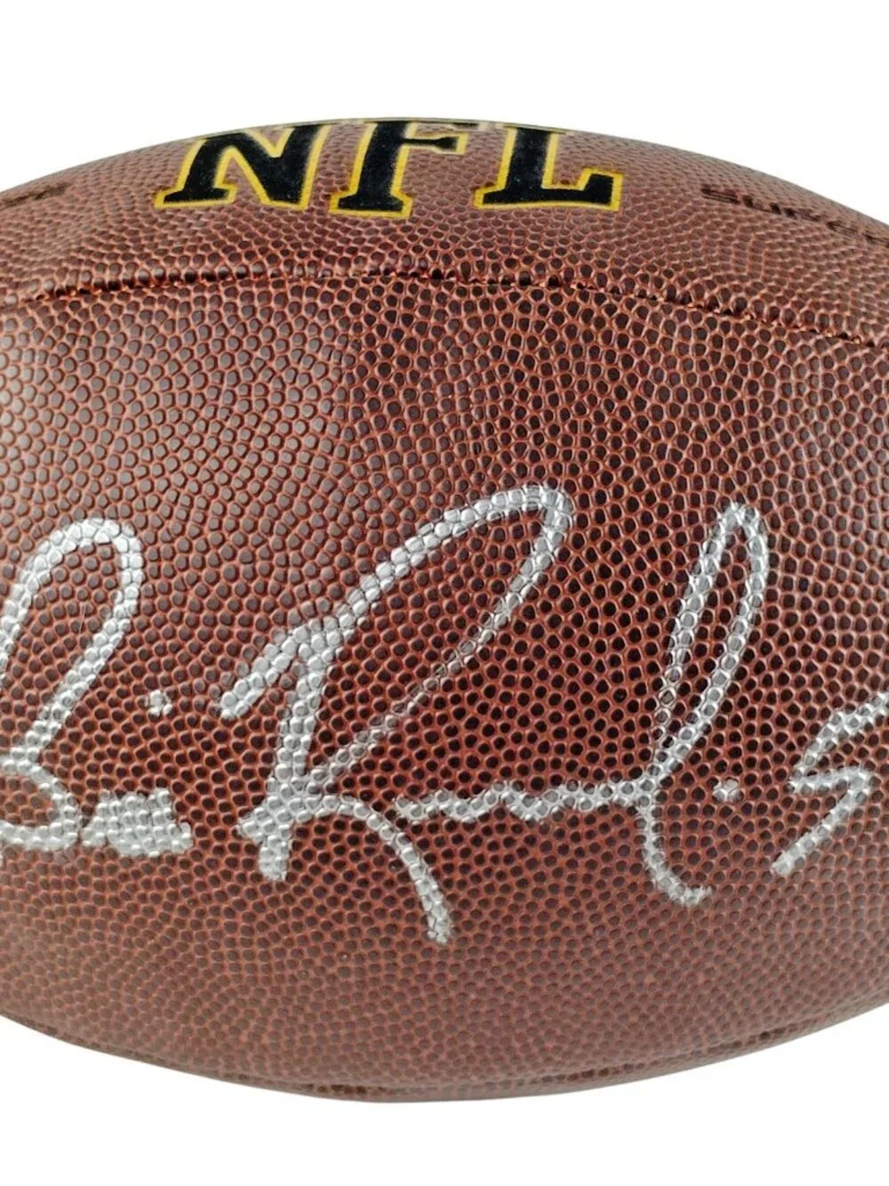 Bill Romanowski Signed Wilson NFL Football Broncos 49ers Exact Proof COA